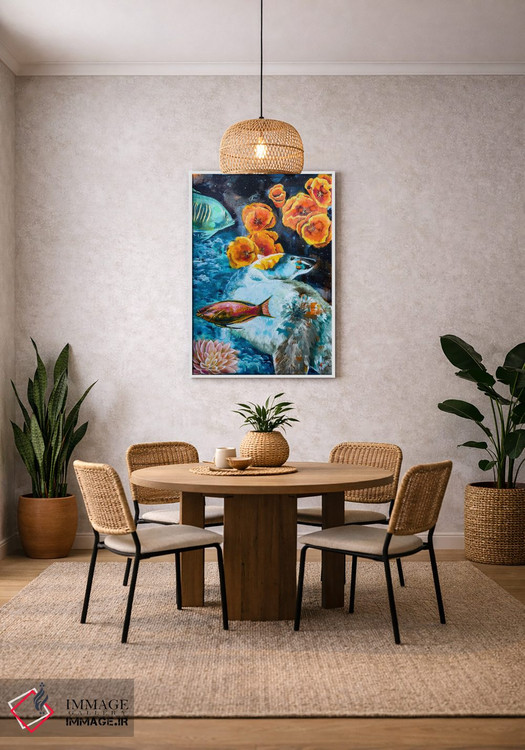 تابلو دکوراتیو خرس قطبی اثر لیندا مک کلور - D2W