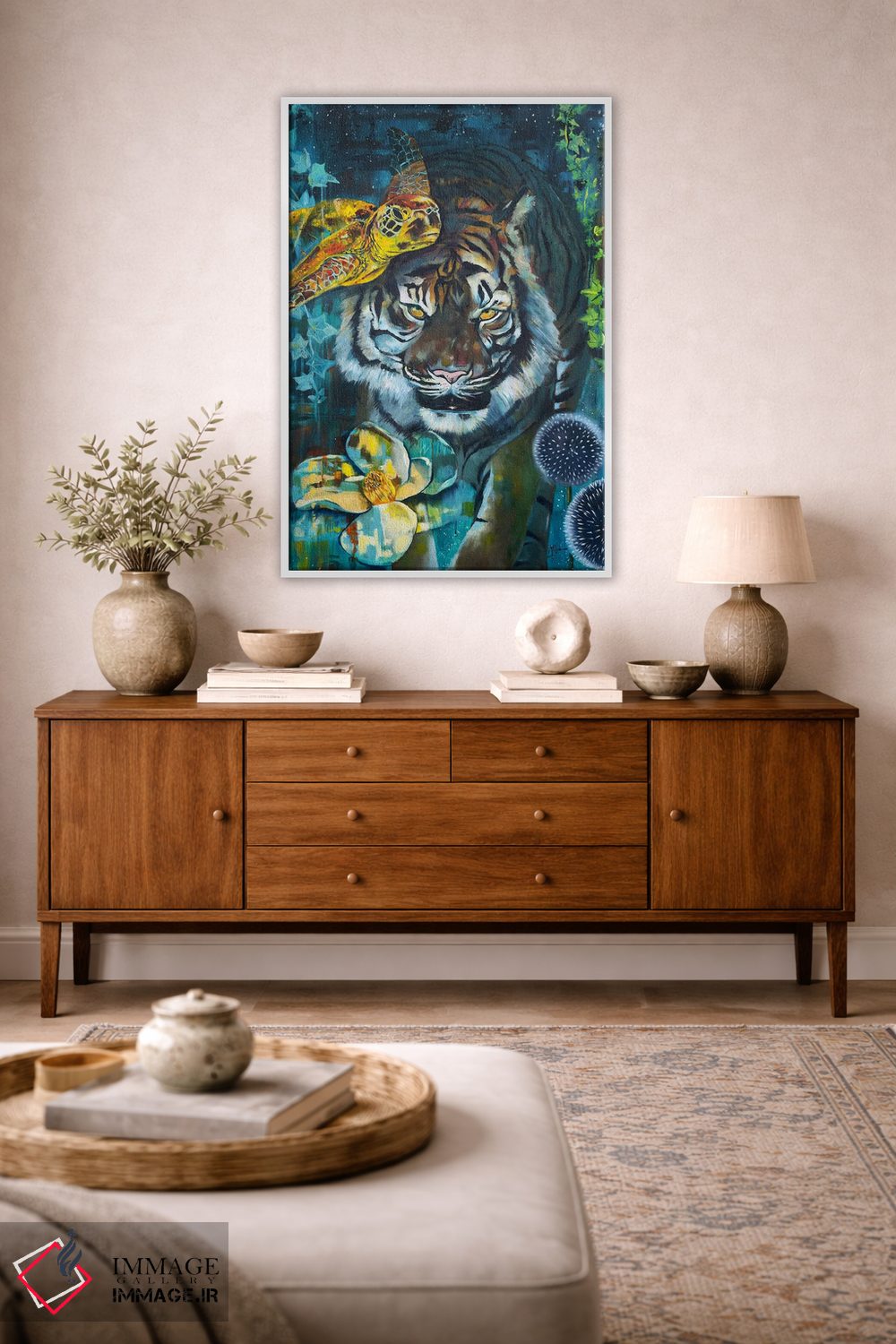 تابلو دکوراتیو به غریزه ات اعتماد کن اثر لیندا مک کلور - D2W