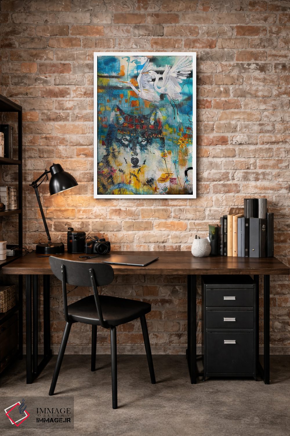 تابلو دکوراتیو دفن شده در جانم اثر لیندا مک کلور - D1W