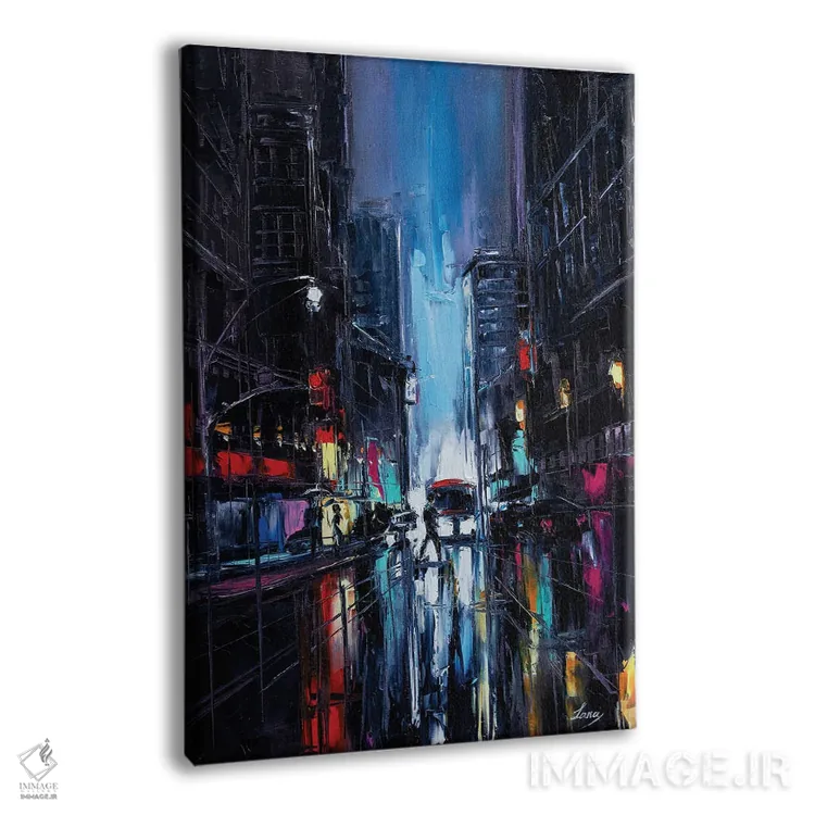 تابلو دکوراتیو ترک برنامه ریزی شده در جزئیات اثر لانا فری - نمای پرسپکتیو محصول