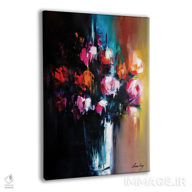 تابلو دکوراتیو سمفونی شیرین و تلخ اثر لانا فری - نمای پرسپکتیو محصول