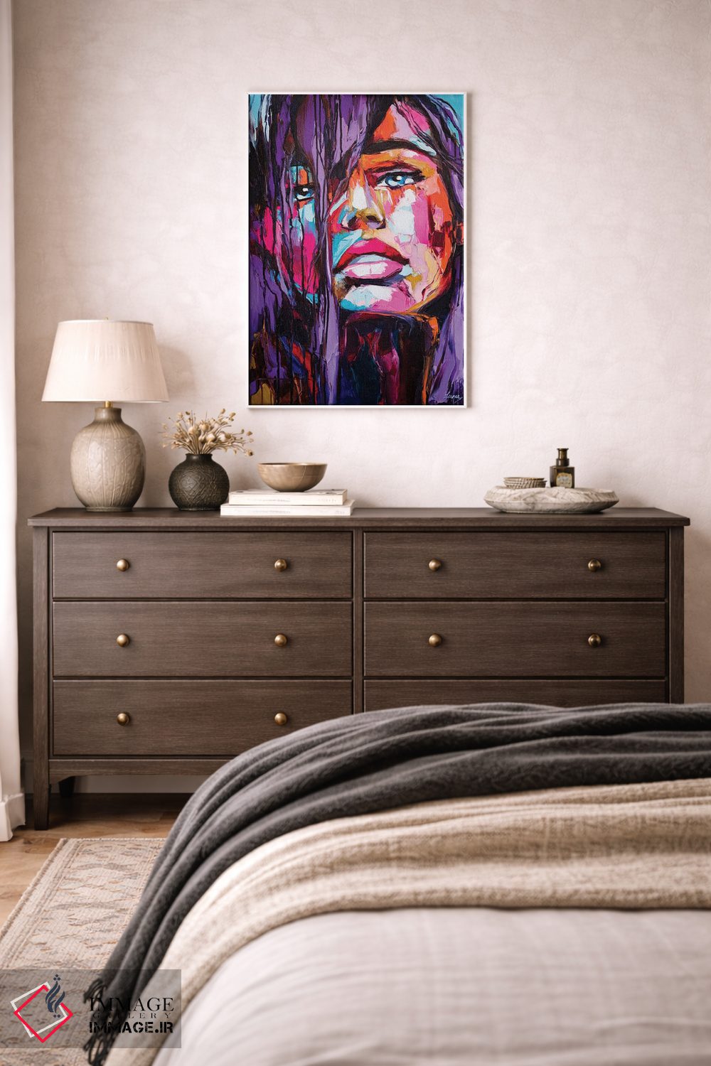 تابلو دکوراتیو برق زودگذر اثر لانا فری - D3W