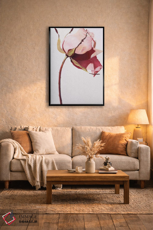تابلو دکوراتیو عشق یک گل رز است ۱ اثر لیندا استلینگ - D4B