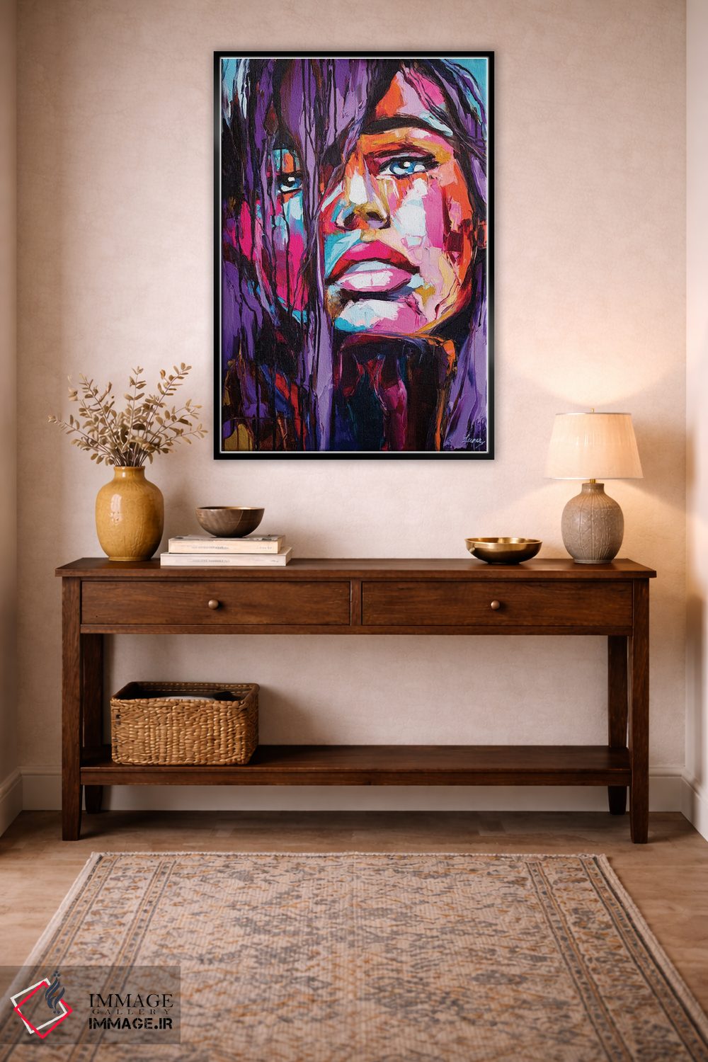 تابلو دکوراتیو برق زودگذر اثر لانا فری - D4B