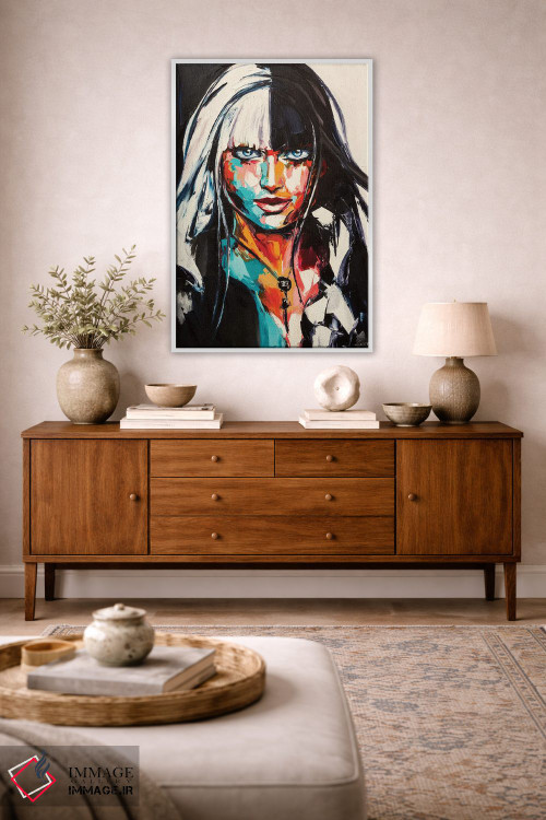 تابلو دکوراتیو مات اثر لانا فری - D2W