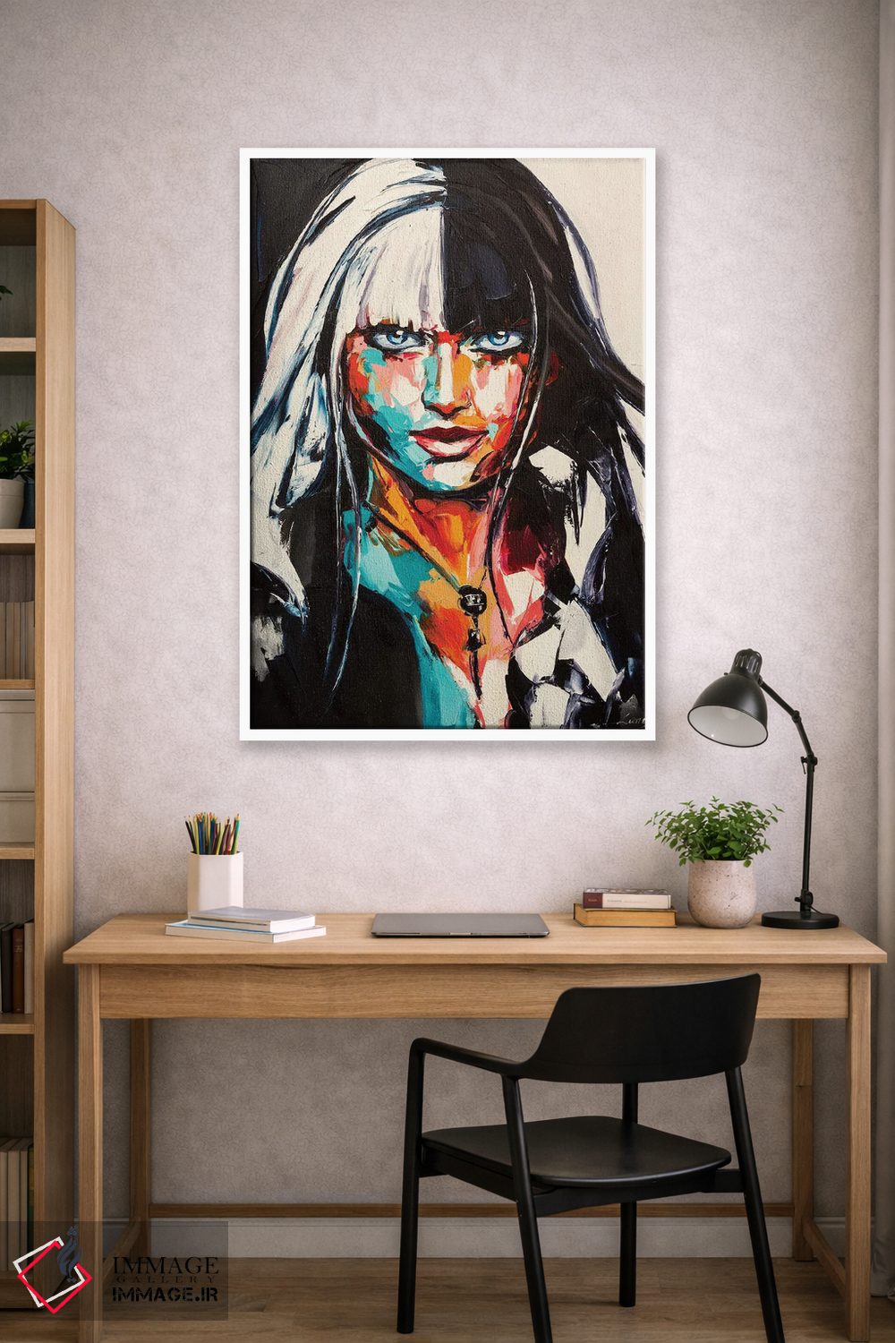 تابلو دکوراتیو مات اثر لانا فری - D1W