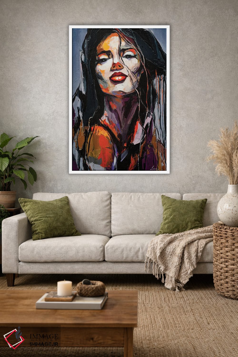 تابلو دکوراتیو پری دریایی اثر لانا فری - D1W