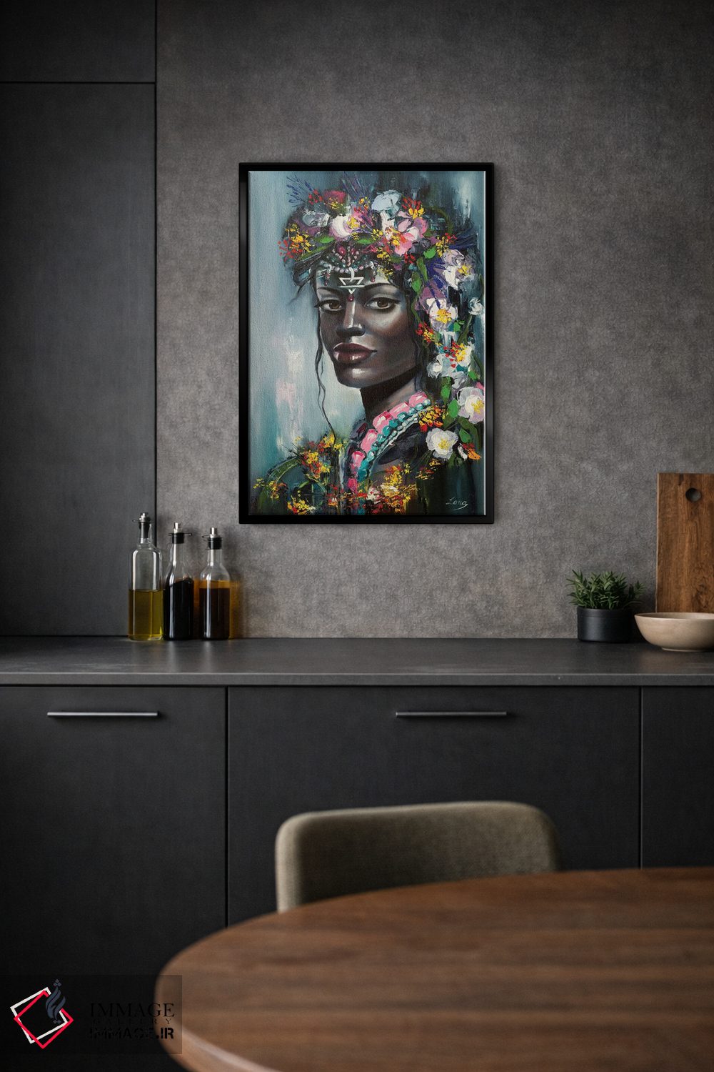 تابلو دکوراتیو زمین اثر لانا فری - D2B