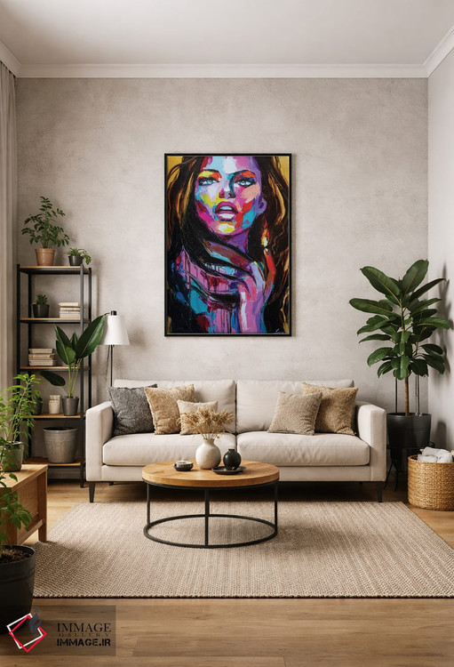 تابلو دکوراتیو اگر لازم باشد اثر لانا فری - D1B