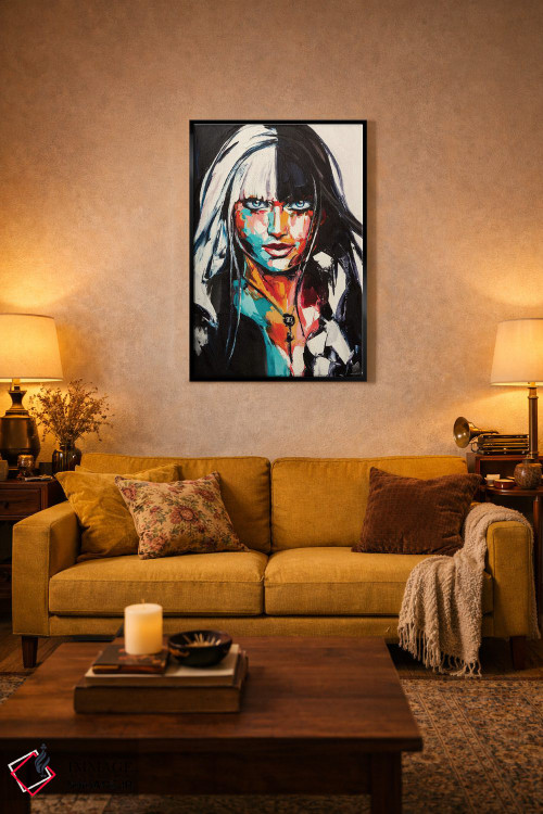 تابلو دکوراتیو مات اثر لانا فری - D3B