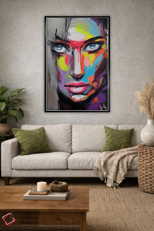 تابلو دکوراتیو نفس یخی اثر لانا فری - D1B