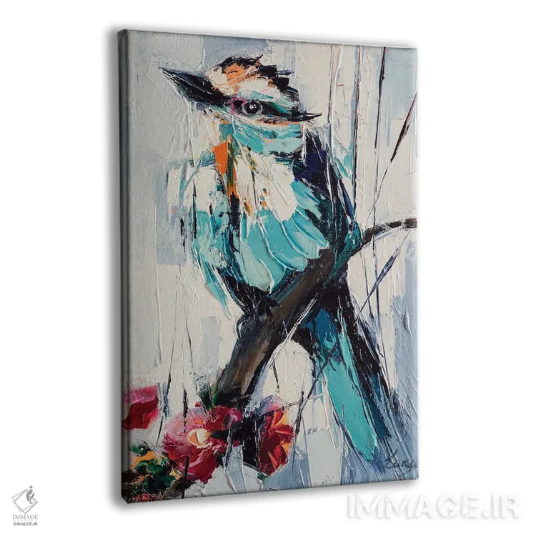 تابلو دکوراتیو ابر پشمالو اثر لانا فری - نمای پرسپکتیو محصول