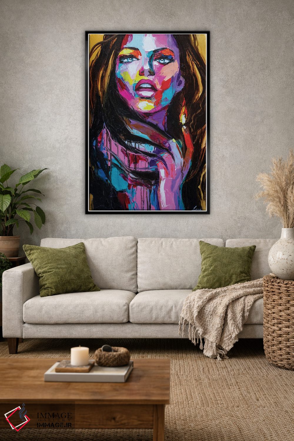 تابلو دکوراتیو اگر لازم باشد اثر لانا فری - D2B