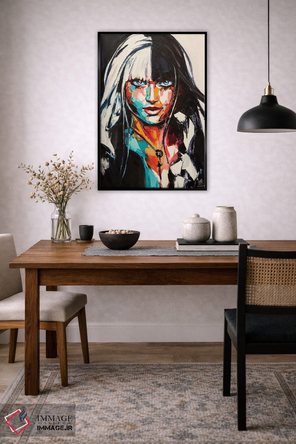 تابلو دکوراتیو مات اثر لانا فری - D4B