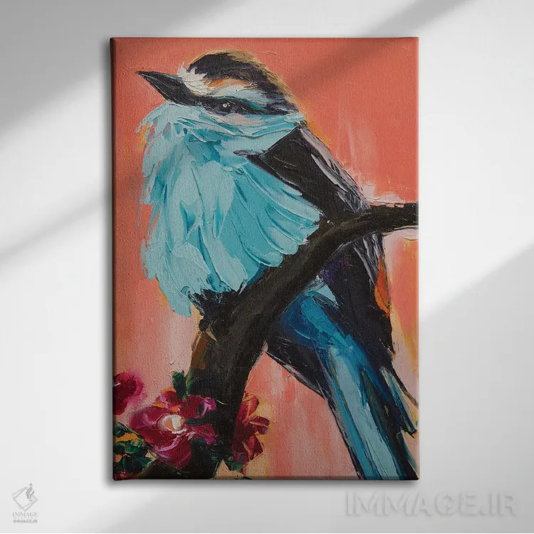 تابلو دکوراتیو پانورامیکس اثر لانا فری - نمای روبهرو روی دیوار