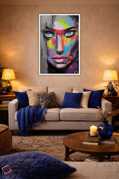 تابلو دکوراتیو نفس یخی اثر لانا فری - D3W