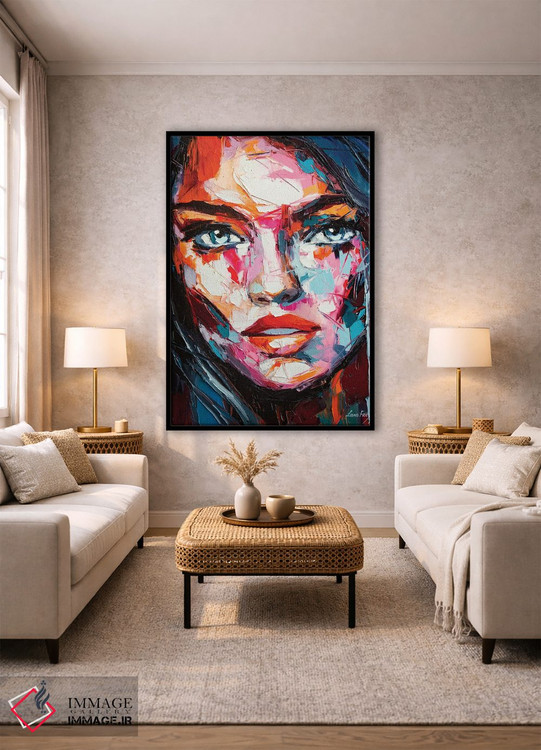 تابلو دکوراتیو مراقب باش اثر لانا فری - D1B