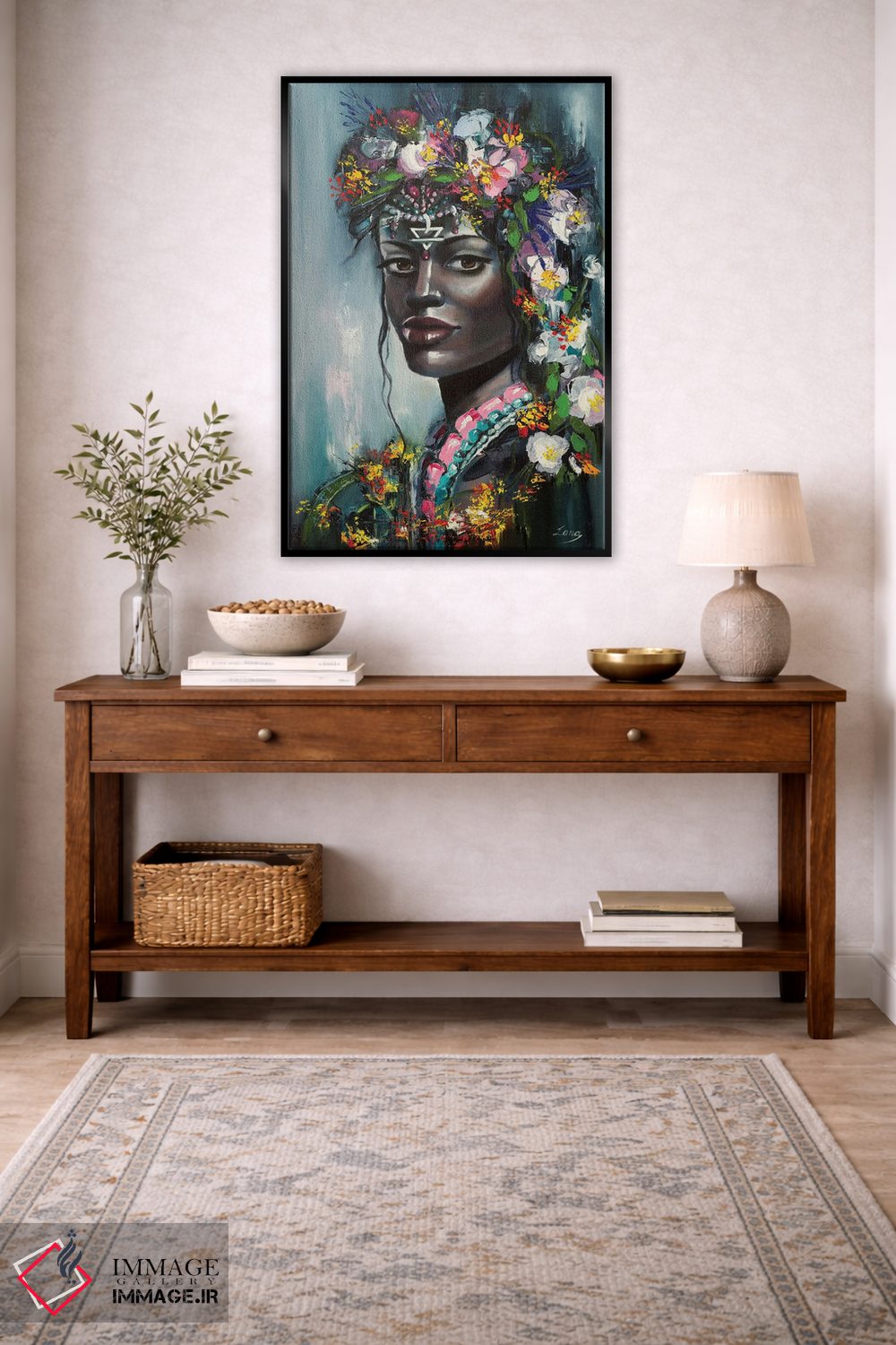 تابلو دکوراتیو زمین اثر لانا فری - D6B