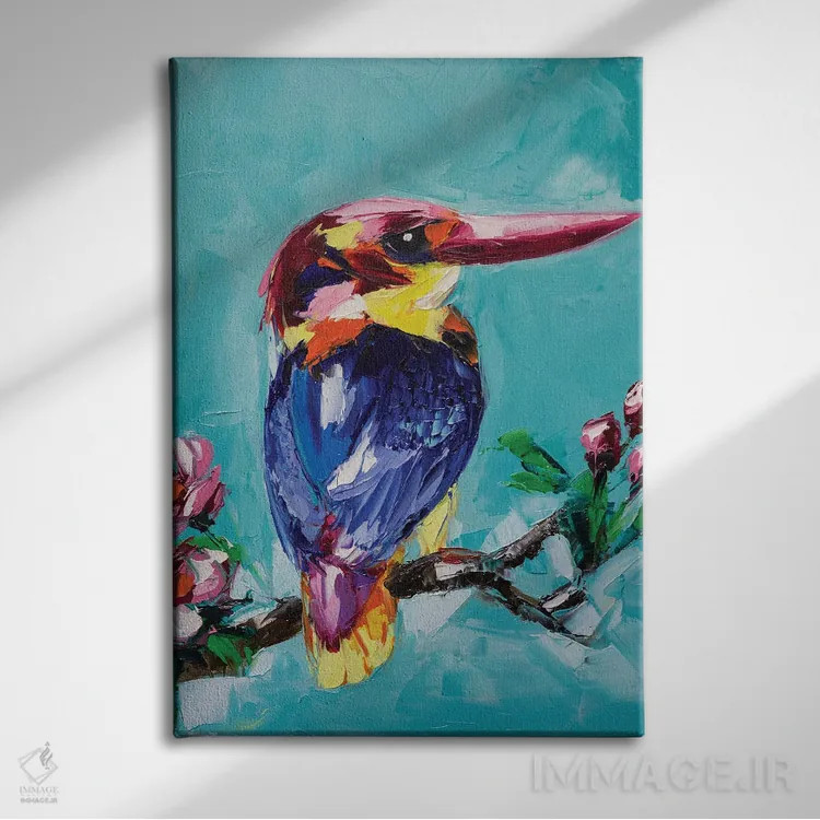 تابلو دکوراتیو غم تابستان اثر لانا فری - نمای روبهرو روی دیوار