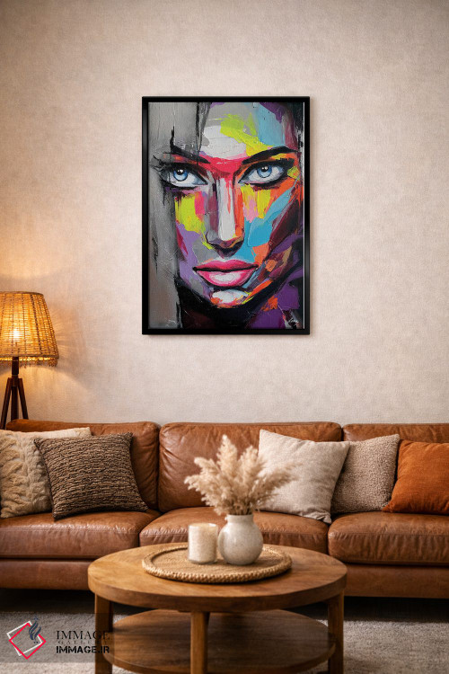 تابلو دکوراتیو نفس یخی اثر لانا فری - D4B