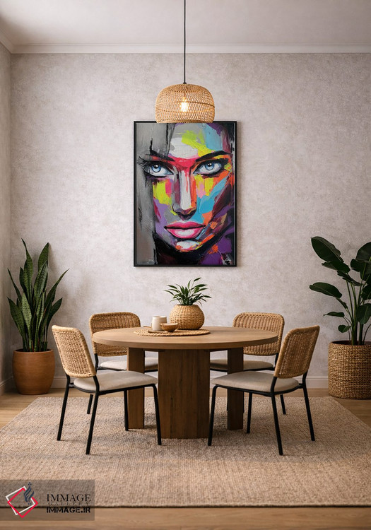 تابلو دکوراتیو نفس یخی اثر لانا فری - D5B