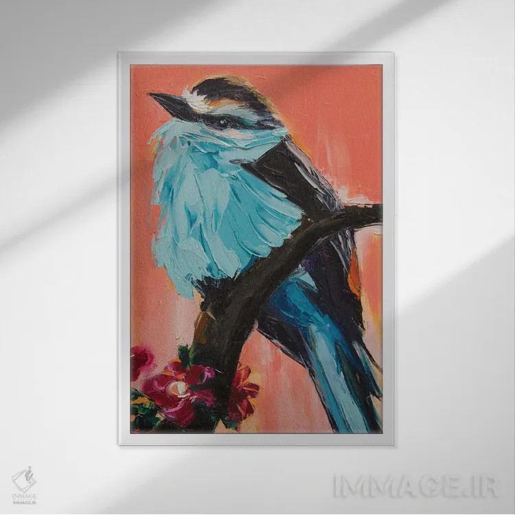 تابلو دکوراتیو پانورامیکس اثر لانا فری - نمای قابدار سفید