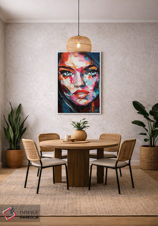 تابلو دکوراتیو مراقب باش اثر لانا فری - D2W