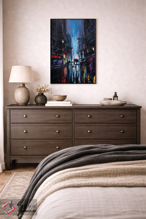 تابلو دکوراتیو ترک برنامه ریزی شده در جزئیات اثر لانا فری - D6B