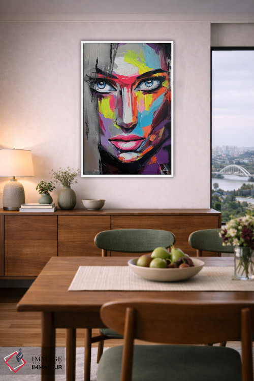 تابلو دکوراتیو نفس یخی اثر لانا فری - D6W