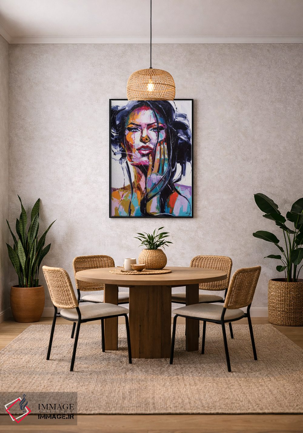 تابلو دکوراتیو سبکی اثر لانا فری - D5B