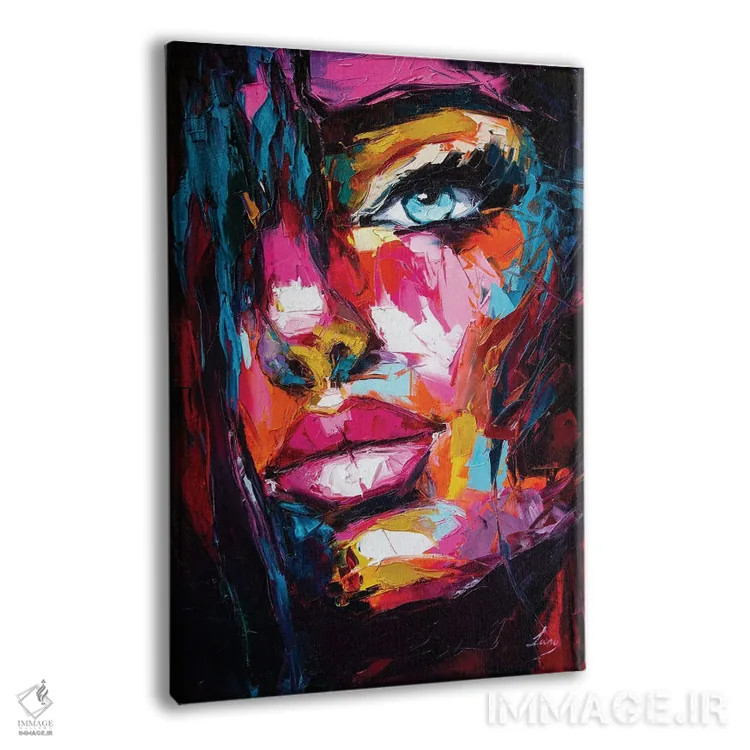 تابلو دکوراتیو در این سوی باران اثر لانا فری - نمای پرسپکتیو محصول