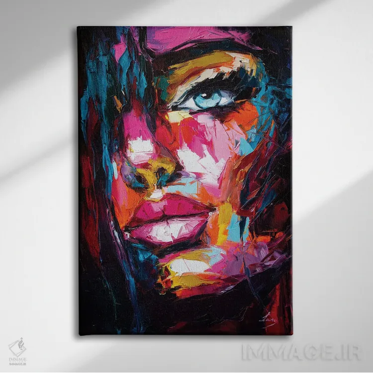 تابلو دکوراتیو در این سوی باران اثر لانا فری - نمای روبهرو روی دیوار