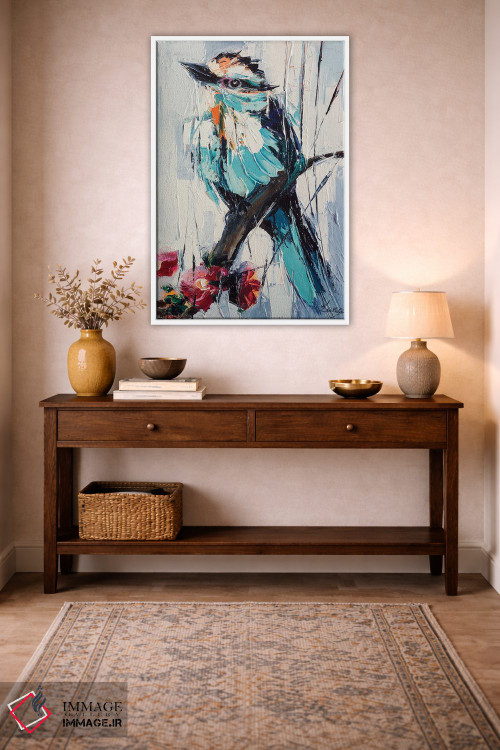 تابلو دکوراتیو ابر پشمالو اثر لانا فری - D2W