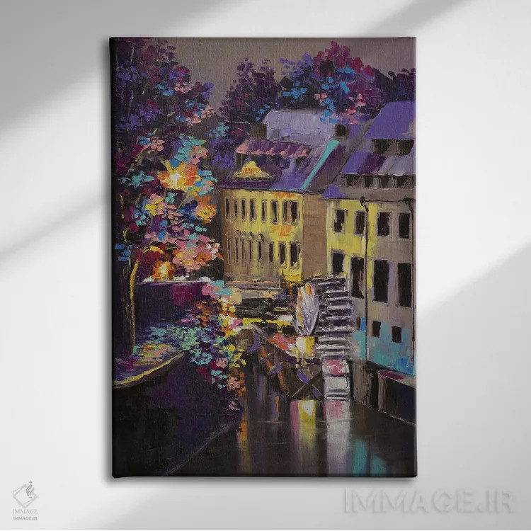 تابلو دکوراتیو چرتوفکا اثر لانا فری - نمای روبهرو روی دیوار