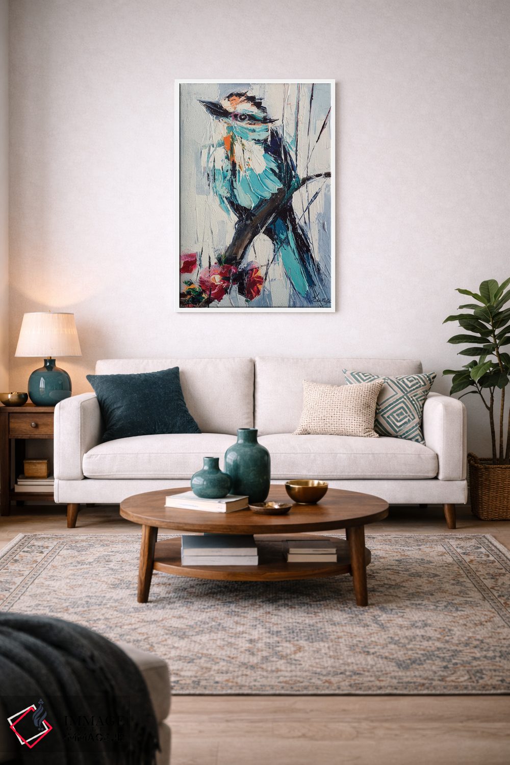 تابلو دکوراتیو ابر پشمالو اثر لانا فری - D3W