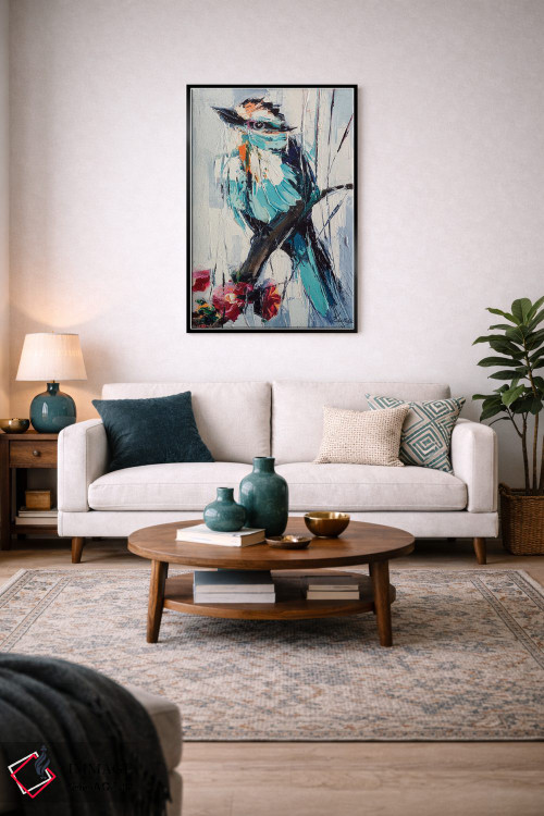 تابلو دکوراتیو ابر پشمالو اثر لانا فری - D4B