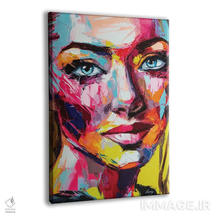 تابلو دکوراتیو موسیقی شیرین اثر لانا فری - نمای پرسپکتیو محصول