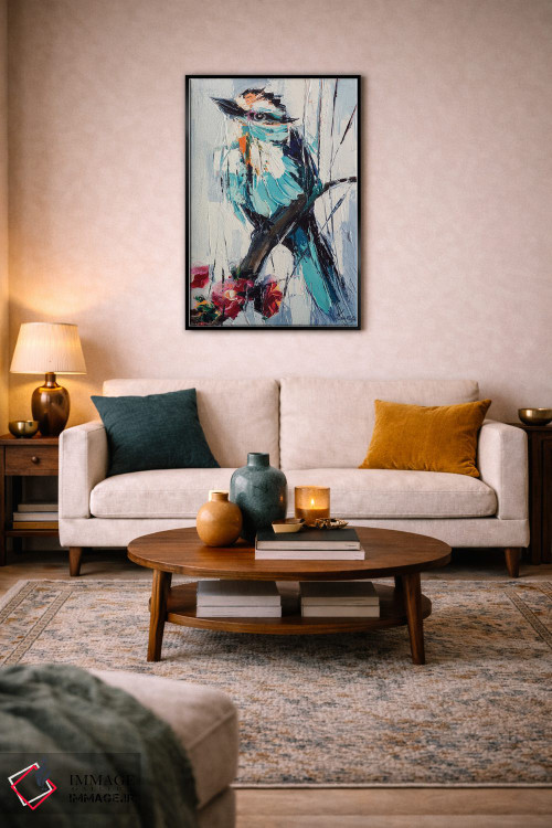 تابلو دکوراتیو ابر پشمالو اثر لانا فری - D5B