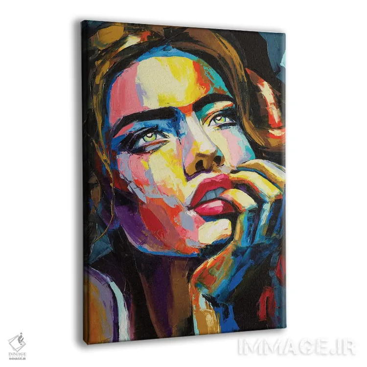 تابلو دکوراتیو فردا اثر لانا فری - نمای پرسپکتیو محصول