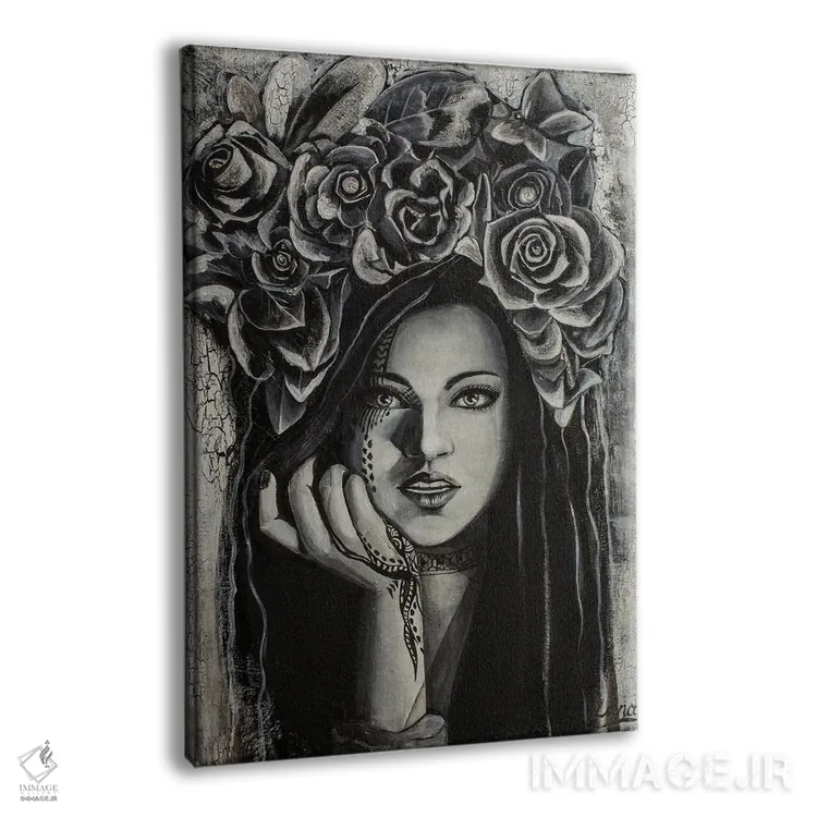 تابلو دکوراتیو بیشتر بگو اثر لانا فری - نمای پرسپکتیو محصول