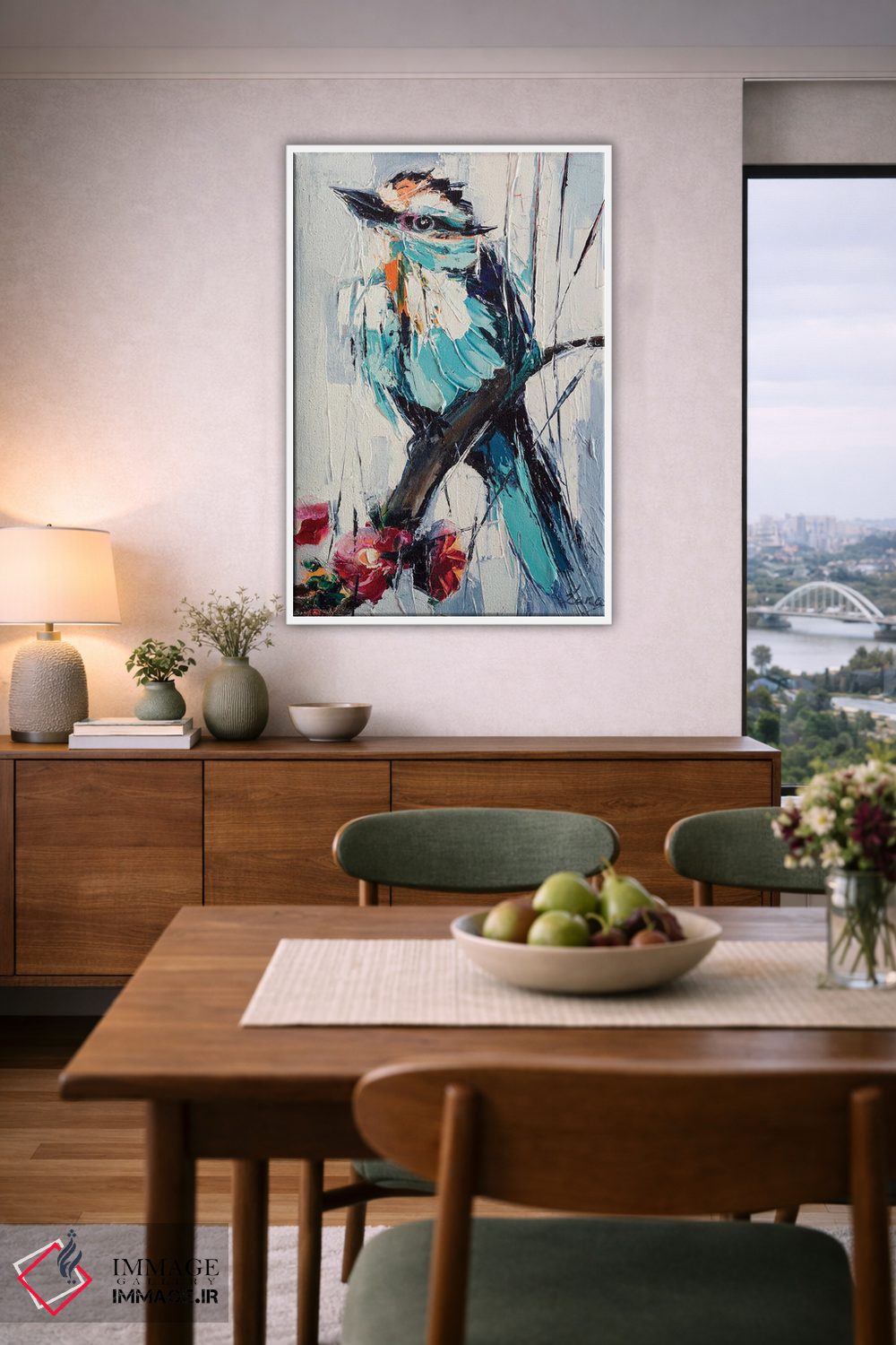 تابلو دکوراتیو ابر پشمالو اثر لانا فری - D6W