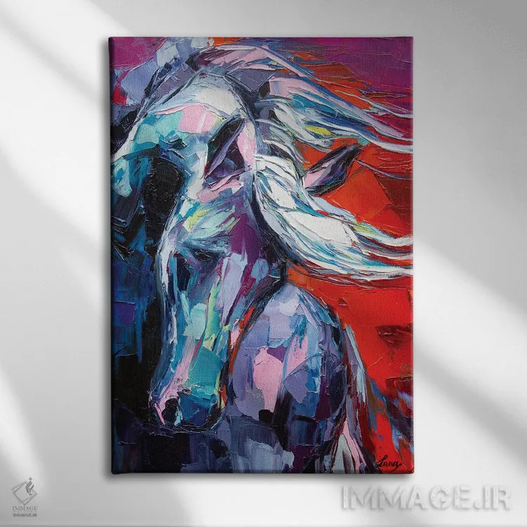 تابلو دکوراتیو روح اثر لانا فری - نمای روبهرو روی دیوار