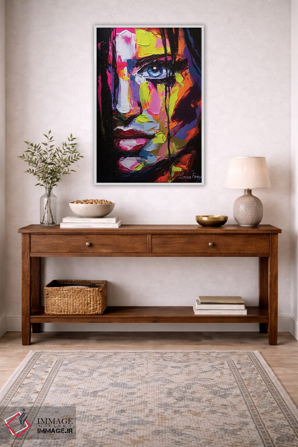 تابلو دکوراتیو عباور اثر لانا فری - D2W