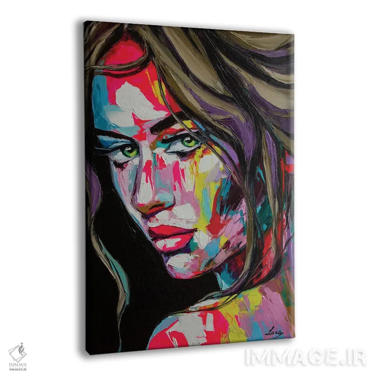 تابلو دکوراتیو مسیر ایده های دیوانه وار اثر لانا فری - نمای پرسپکتیو محصول