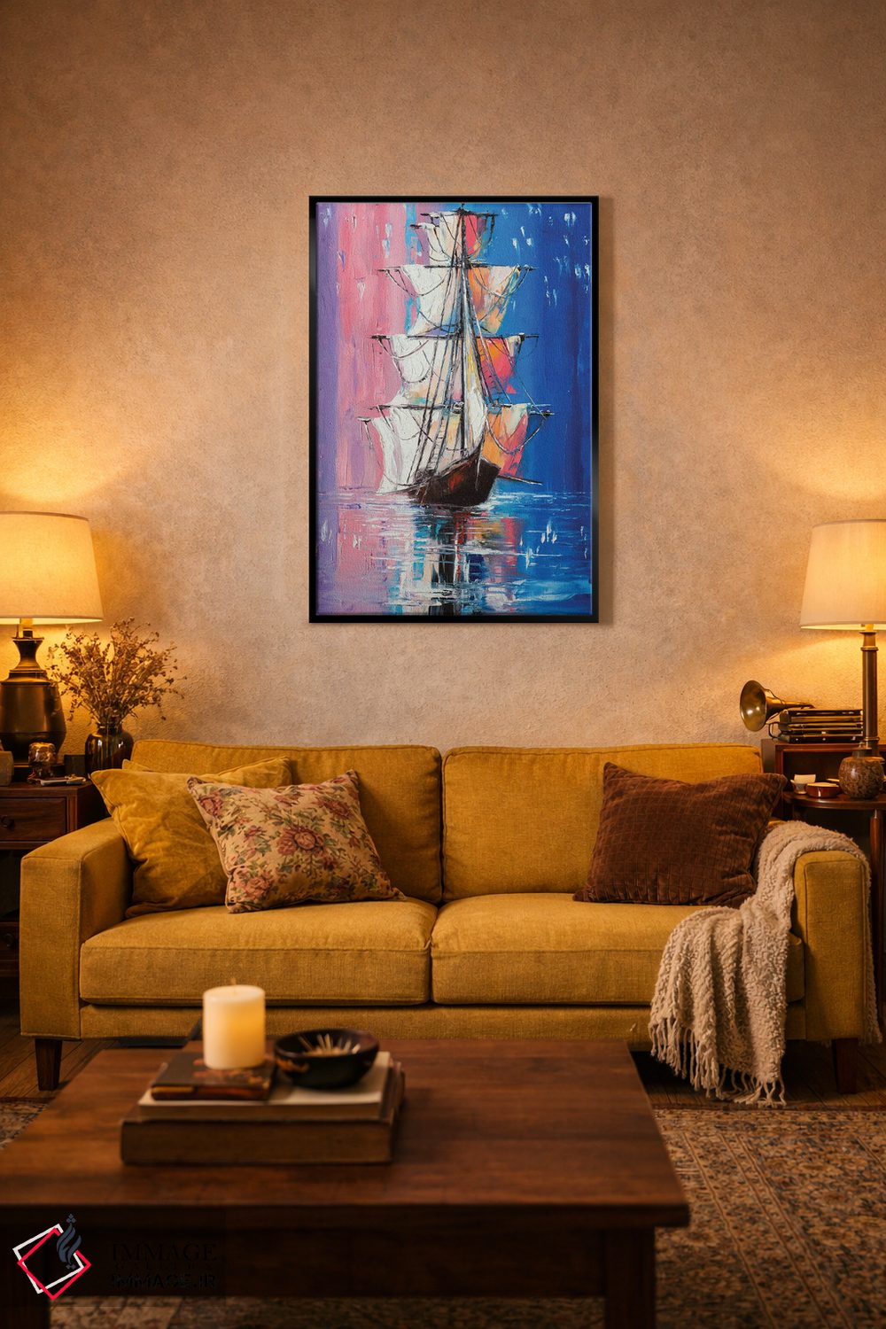 تابلو دکوراتیو در لبه اثر لانا فری - D3B