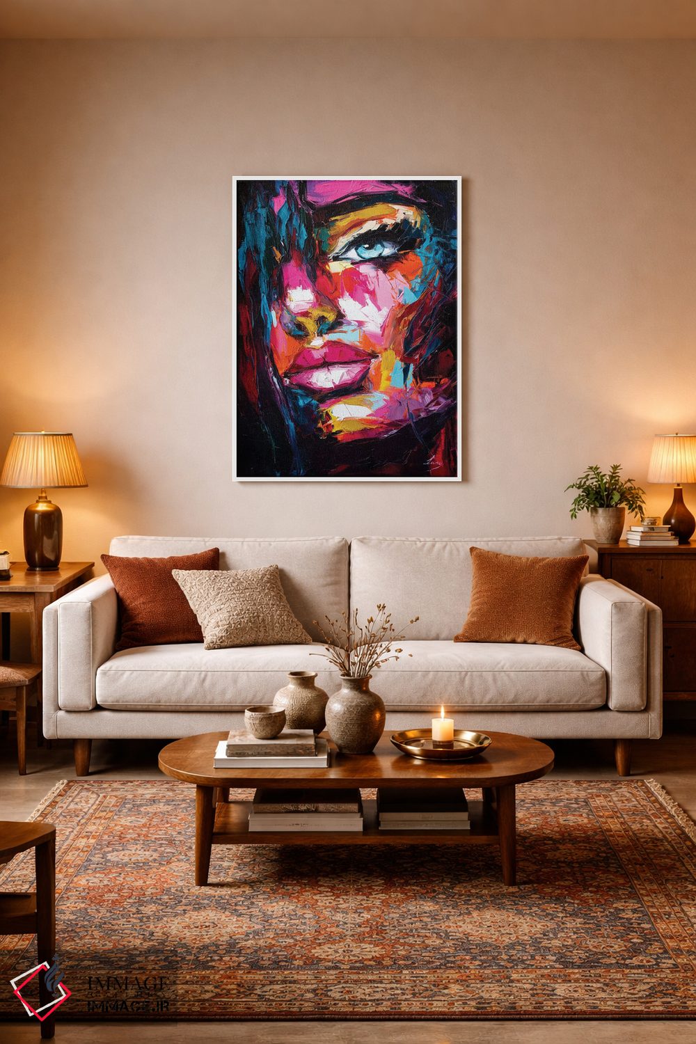 تابلو دکوراتیو در این سوی باران اثر لانا فری - D3W