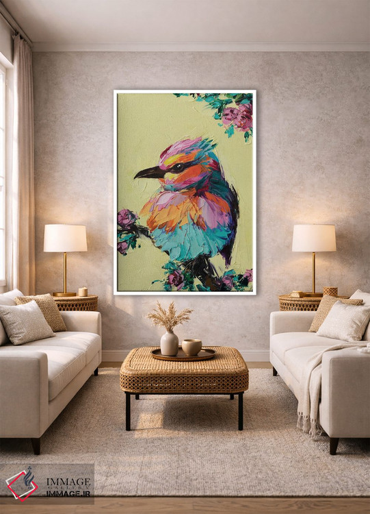 تابلو دکوراتیو در لانه اثر لانا فری - D1W