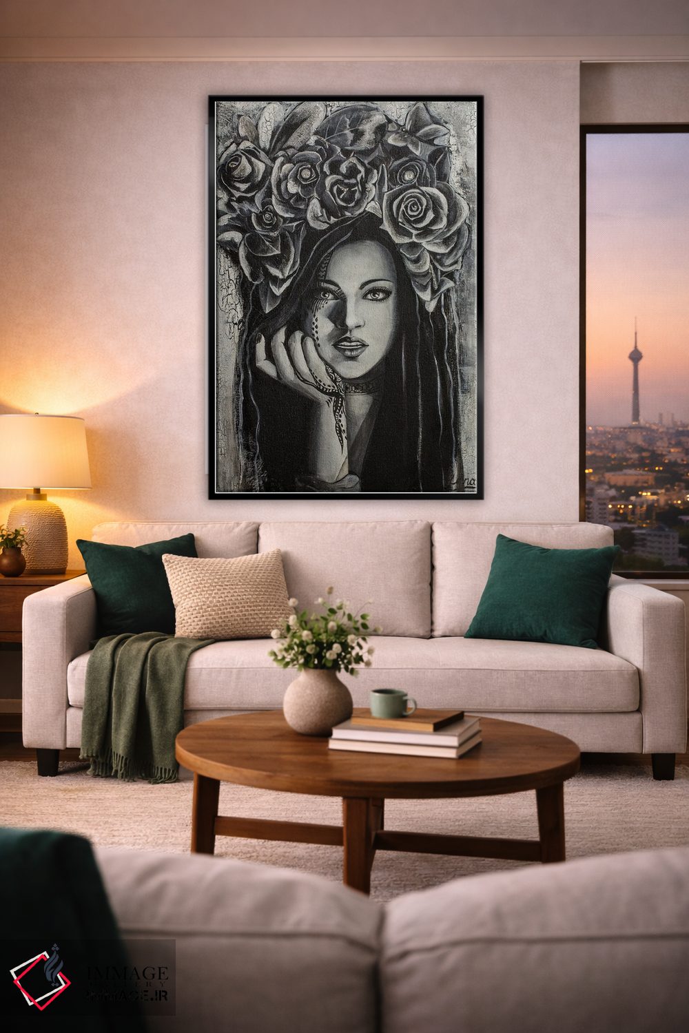 تابلو دکوراتیو بیشتر بگو اثر لانا فری - D1B