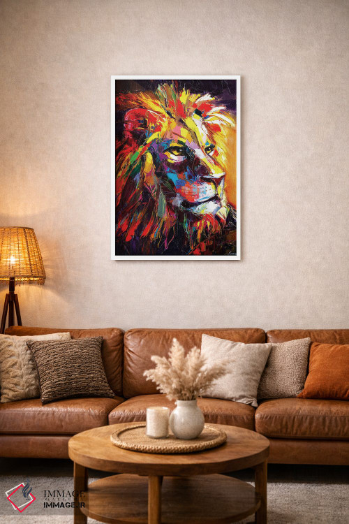 تابلو دکوراتیو لئو اثر لانا فری - D2W