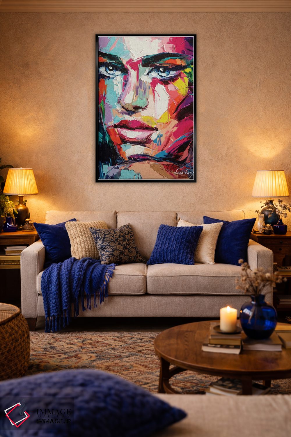 تابلو دکوراتیو باز کردن اثر لانا فری - D5B